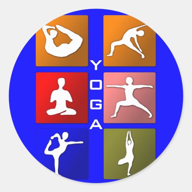Yoga stickers (Front)