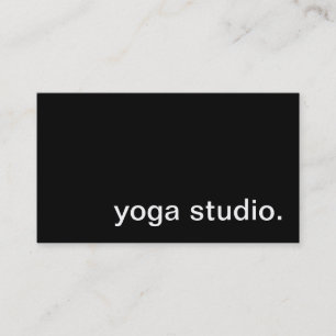Yoga Studio Business Card
