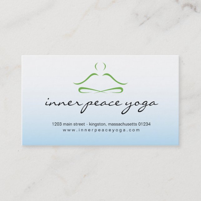 Yoga Studio Business Card (Front)