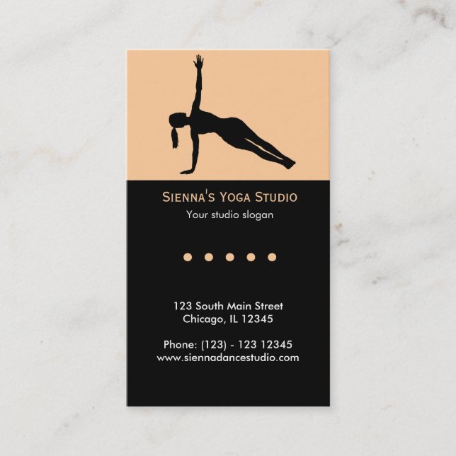 Yoga Studio Business Card (Front)