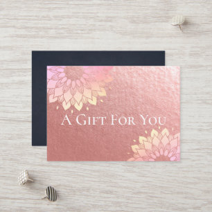 Yoga Studio Instructor Mandala Gift Certificate