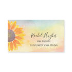 Yoga Studio Instructor Sunflower Watercolor