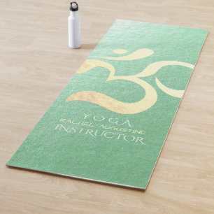 Yoga Studio Meditation Instructor Life Coach OM Mat