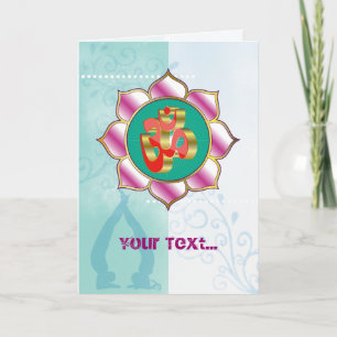Yoga Studio OM - Greeting Card