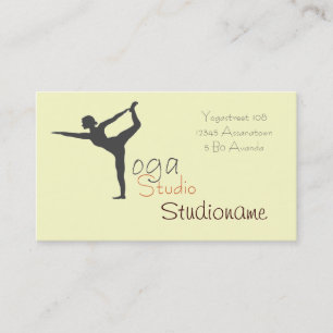 Yoga Studio or teacher buisness card