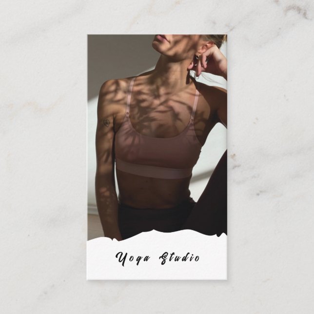 Yoga Studio Teacher Training Business Card (Front)