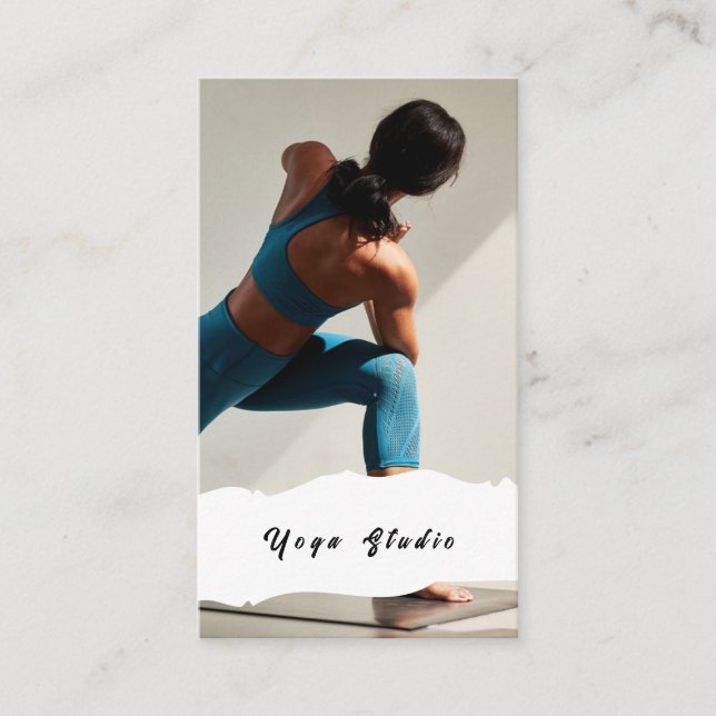 Yoga Studio Teacher Training Business Card (Front)