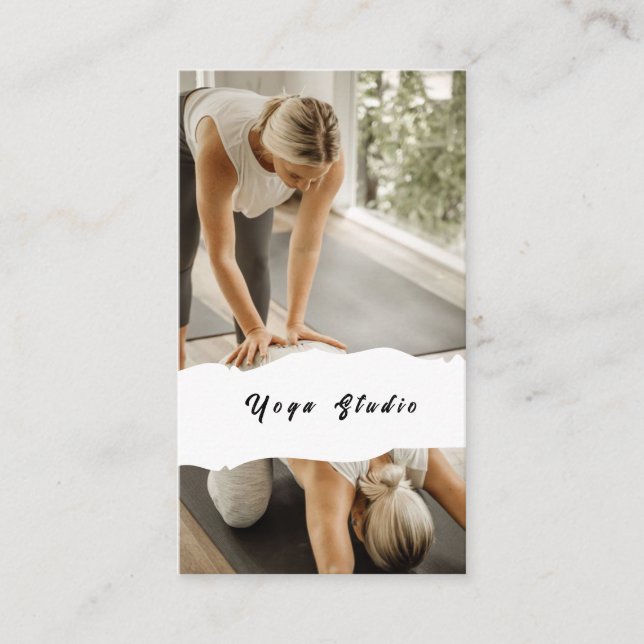 Yoga Studio Teacher Training Business Card (Front)