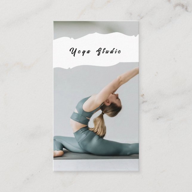 Yoga Studio Teacher Training Business Card (Front)