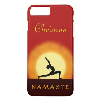 Yoga Sunrise Pose Namaste Slim iPhone 7 Plus Case-Mate iPhone Case