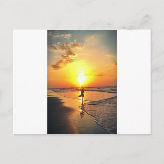Yoga Sunrise Postcard