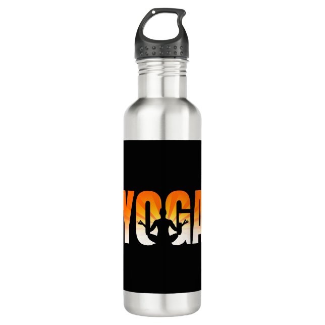Yoga Sunshine 710 Ml Water Bottle (Front)