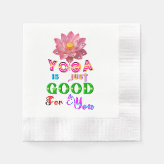 Yoga Tableware Is Just Good For You Napkin