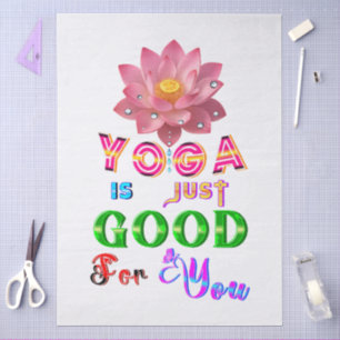 Yoga Tableware Is Just Good For You Tissue Paper