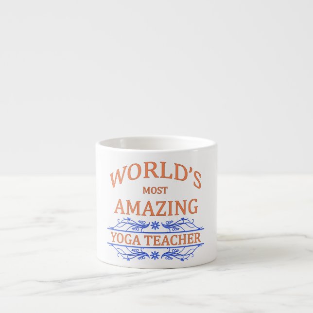 Yoga Teacher Espresso Cup (Front)