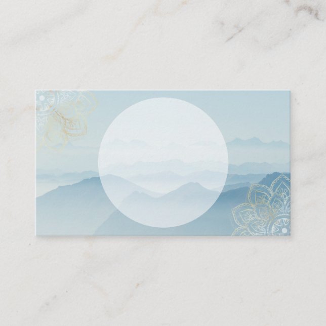 Yoga Teacher or Massage Therapist Business Card (Front)