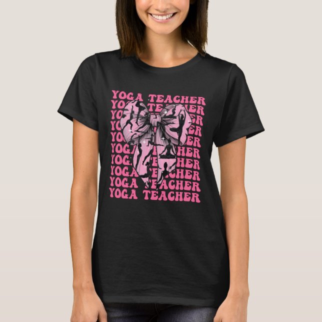 Yoga Teacher Yoga Instructor Meditation Girl Coque T-Shirt (Front)