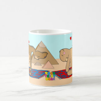 Yoga Teddy Bear Camel Pose Mug