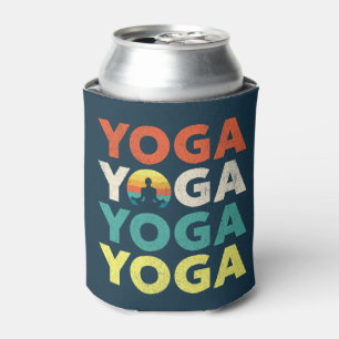 Yoga text design can cooler