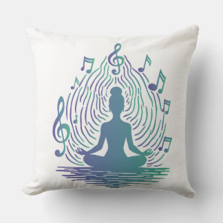 Yoga Throw Pillow