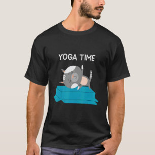 Yoga Time Cat Relax Meditation T-Shirt
