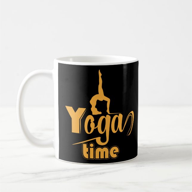 Yoga Time Coffee Mug (Left)