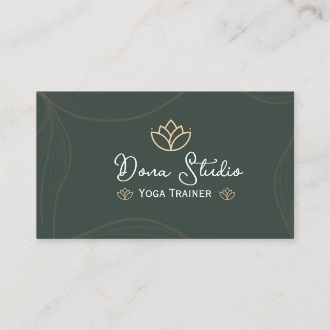 Yoga Trainer Business Card (Front)