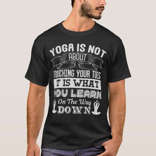 Yoga Training Slogan T-Shirt (Front)