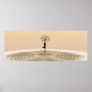 Yoga tree of life Poster