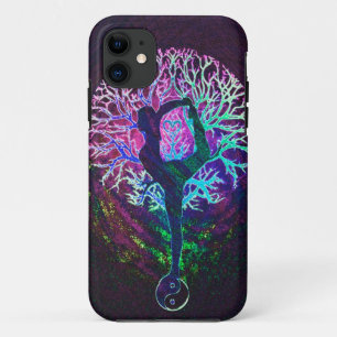 Yoga Tree Peace Rainbow Case-Mate iPhone Case