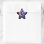 Yoga Tree Peace Rainbow Star Sticker (Bag)