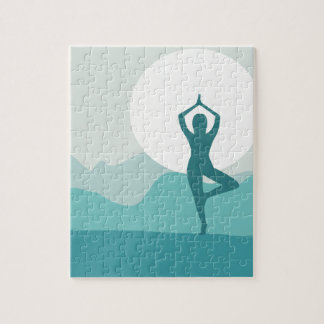 Yoga Tree Pose Jigsaw Puzzle