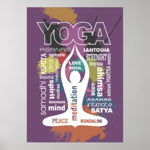 Yoga Typography Poster