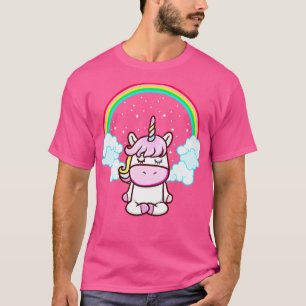 Yoga Unicorn Meditate Meditation T-Shirt