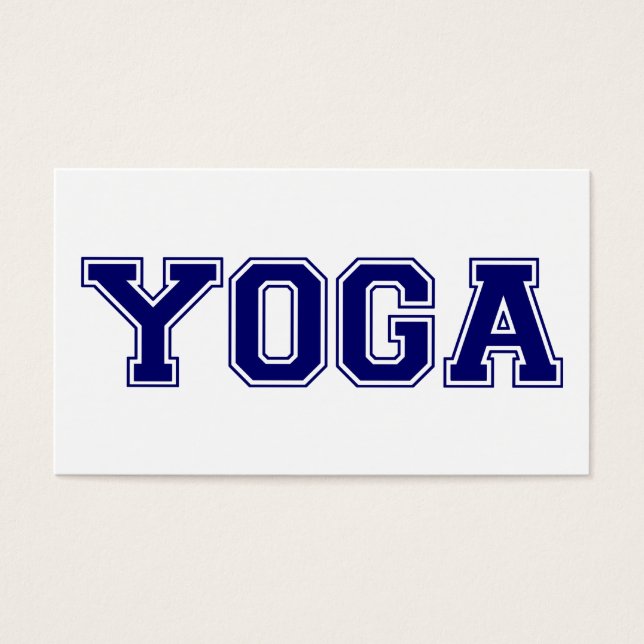 Yoga University Style (Front)