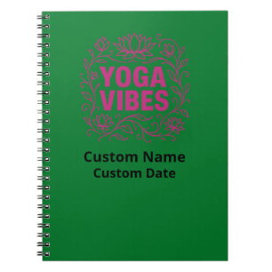 Yoga Vibes Lotus Vines Mindful Journal
