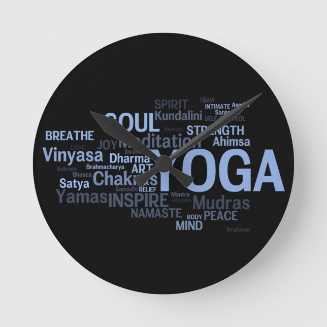 YOGA Wall Clock (Front)