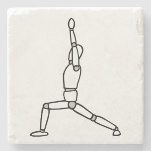 Yoga Warrior Coaster