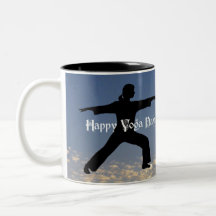 Yoga: Warrior II mug