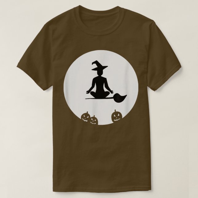 YOGA WITCHES Helloween Meditation Namaste Fitn T-Shirt (Design Front)