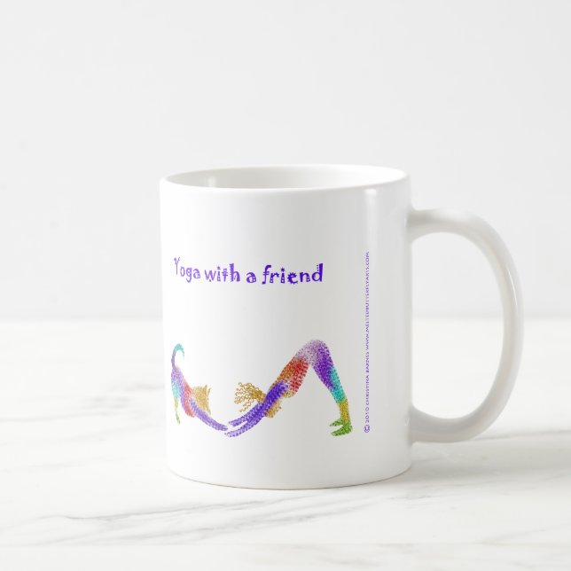 Yoga with a friend- Mug (Right)