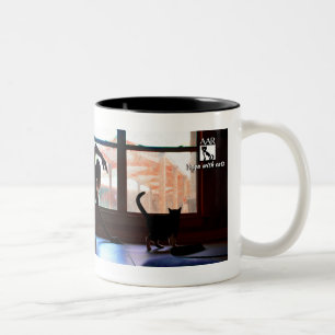 Yoga with Cats mug