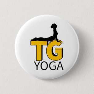 Yoga With Tg Logo 6 Cm Round Badge