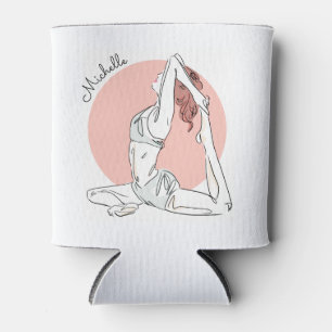 Yoga Woman custom name can cooler