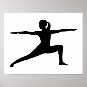 Yoga woman poster