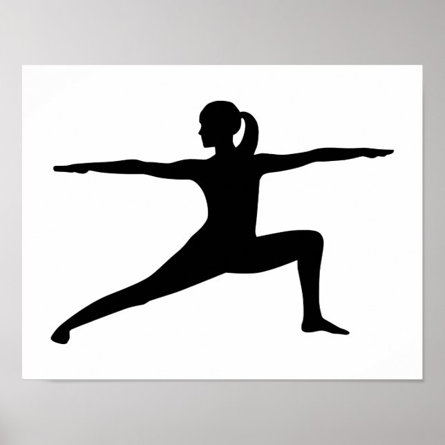 Yoga woman poster (Front)