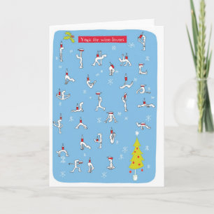 yoga xmas card