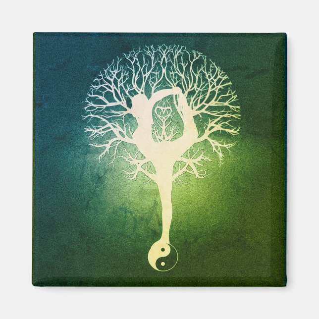 Yoga Yin Yang Magnet (Front)