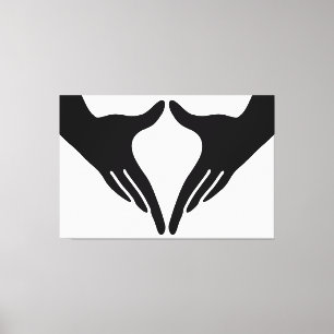 Yoga Yoni Mudra Canvas Print