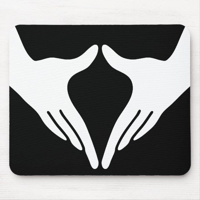 Yoga Yoni Mudra Mouse Pad (Front)